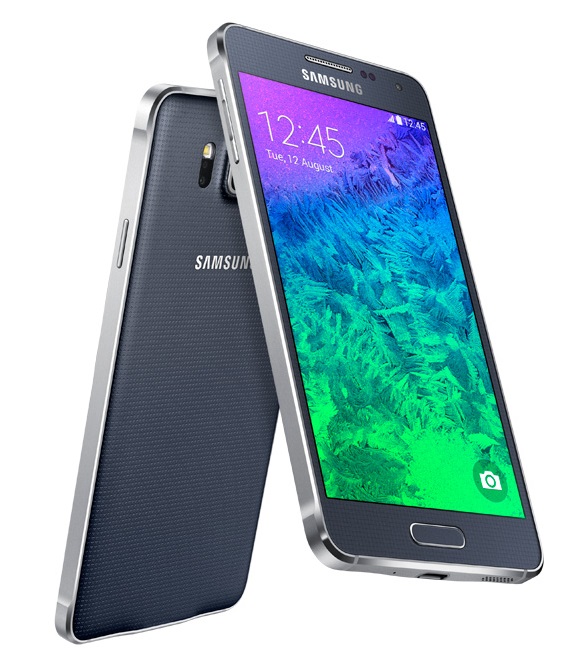 Seitenansicht Samsung Galaxy Alpha